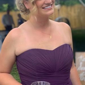 Davids bridal bridesmaid dress plum